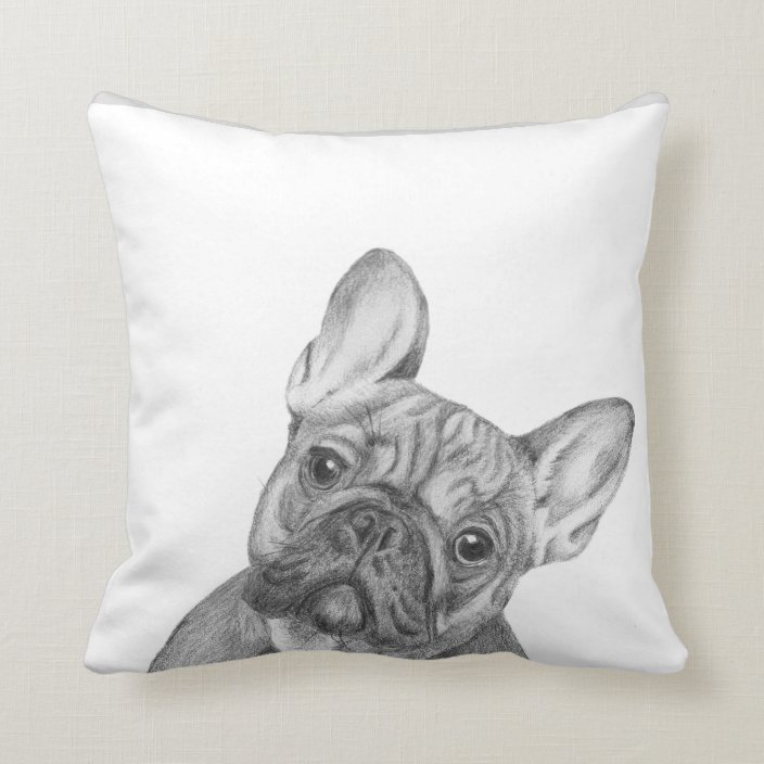 bulldog cushion