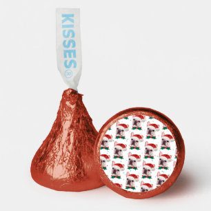 Cute French Bulldog Dog Christmas Pattern Hershey®'s Kisses®