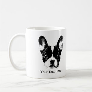 Cute French Bulldog Dog Face Coffee Mug