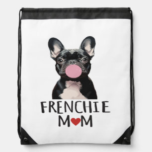 Cute French bulldog Drawstring Bag