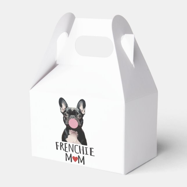 Cute French bulldog Favor Boxes (Front Side)