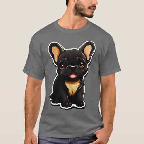Cute French Bulldog Frenchie Dog Lover Funny 7 T_Shirt