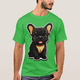 Cute French Bulldog Frenchie Dog Lover Funny 7 T-Shirt