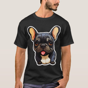 Cute French Bulldog Frenchie Dog Lover Funny T-Shirt