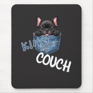 Cute French Bulldog Funny Dog Lover Mouse Pad