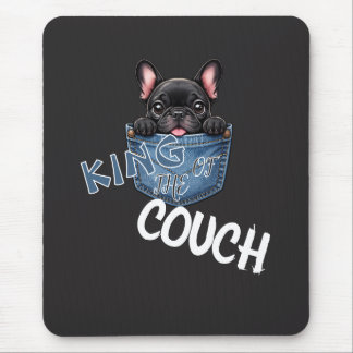 Cute French Bulldog Funny Dog Lover Mouse Pad