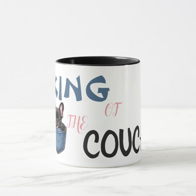 Cute French Bulldog Funny Dog Lover Mug (Center)