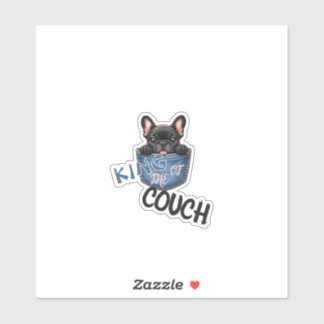 Cute French Bulldog Funny Dog Lover Sticker