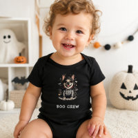 Cute French Bulldog Halloween Skeleton Boo Crew