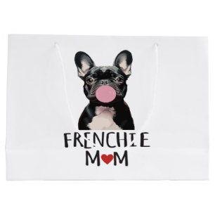 Cute French bulldog Large Gift Bag