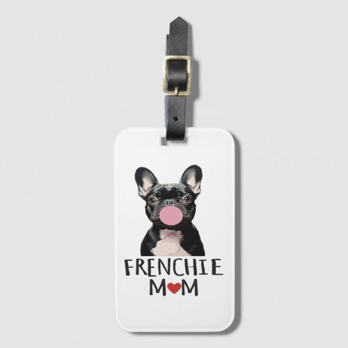 Cute French bulldog Luggage Tag