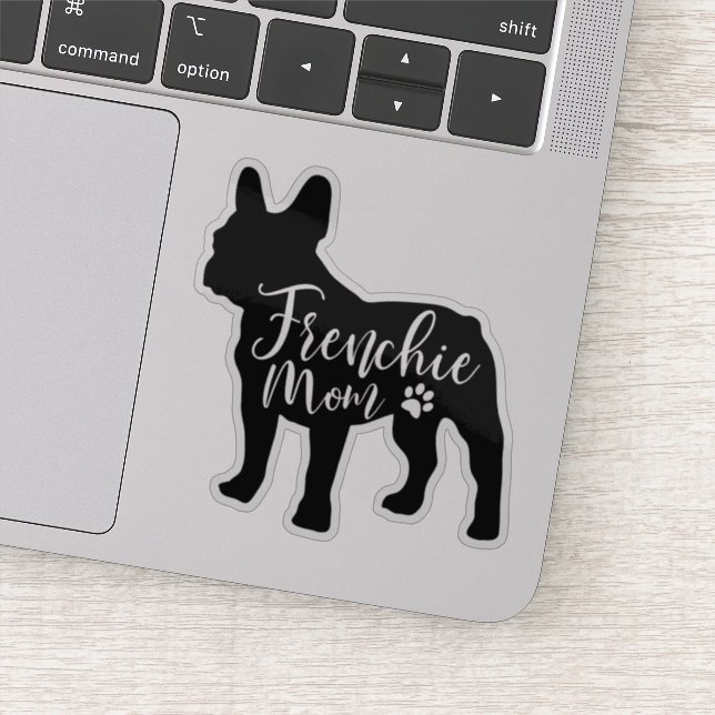 Cute French Bulldog Mom Sticker (Detail)