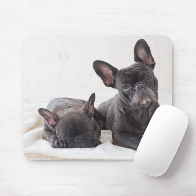 Cute French Bulldog Mouse Pad (With Mouse)