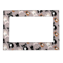 Cute French Bulldog Pattern Magnetic Frame