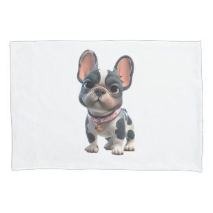 Cute French Bulldog Pillow Case