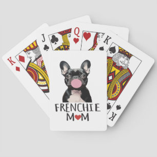 Cute French bulldog Poker Cards