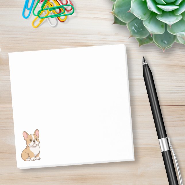 Cute French Bulldog Post-it Notes (Creator Uploaded)