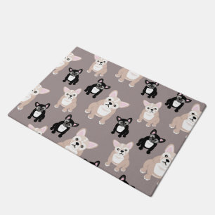 Cute French Bulldog Puppies Doormat