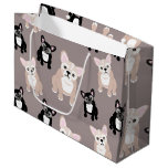 Cute French Bulldog Puppies Large Gift Bag