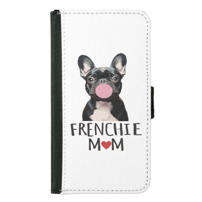 Cute French bulldog Samsung Galaxy Wallet Case (Front)