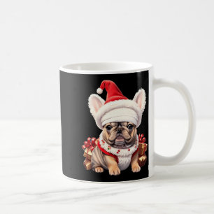 Cute French Bulldog Santa Hat Merry Christmas T Sh Coffee Mug