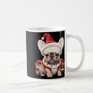 Cute French Bulldog Santa Hat Merry Christmas T Sh Coffee Mug