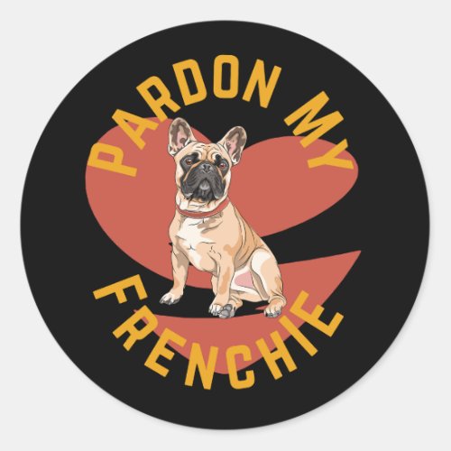 Cute French Bulldog Sticker For Dog Lovers