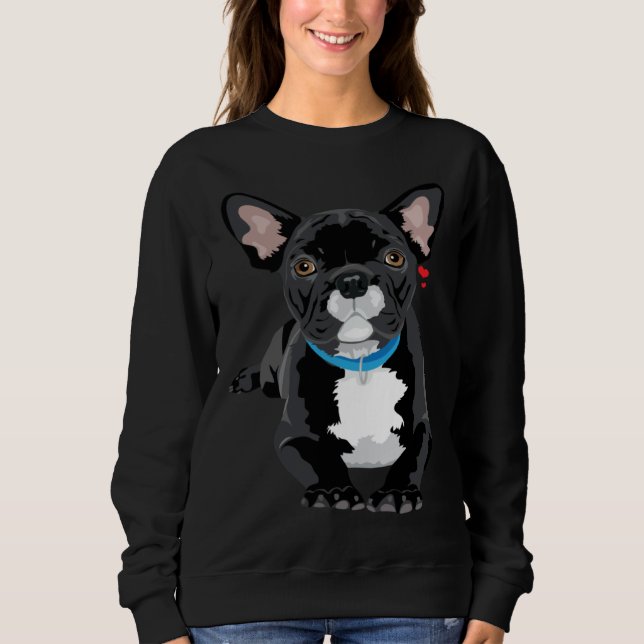 cute French Bulldog Sweatshirt (Front)