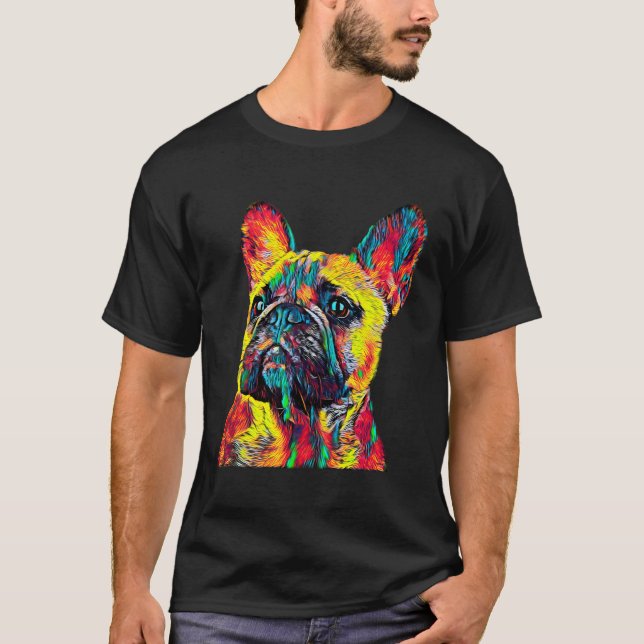 Cute French Bulldog T-Shirt (Front)