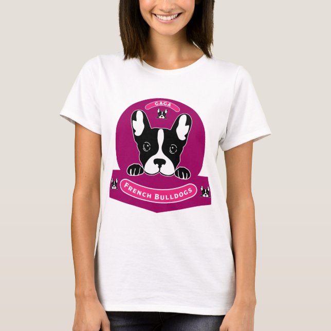 Cute French Bulldog T-Shirt (Front)