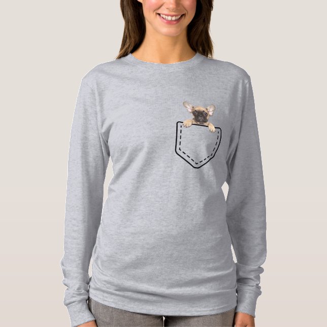 Cute French Bulldog T-Shirt (Front)