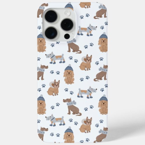 Cute French Bulldog  Terrier Retriever Dogs iPhone 15 Pro Max Case