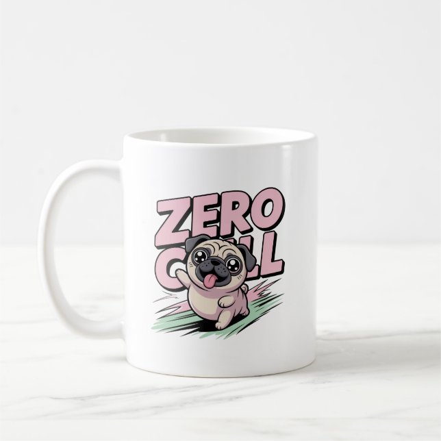 Cute French Bulldog Zero Cool Mug (Left)
