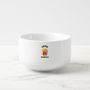 Cute French Fries Cartoon Hoodie &Tee –Funny Food Soup Mug