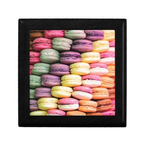 Cute French Macaron Cookies Gift Box