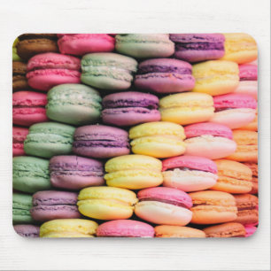 Cute French Macaron Cookies Mouse Pad