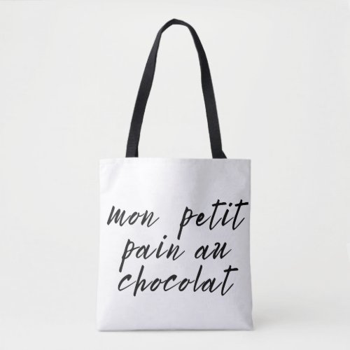 Cute French Term of Endearment Tote Bag