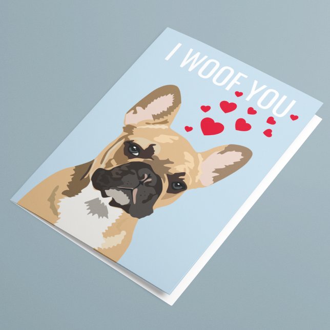 Cute Frenchie Valentines Day Card (Creator Uploaded)