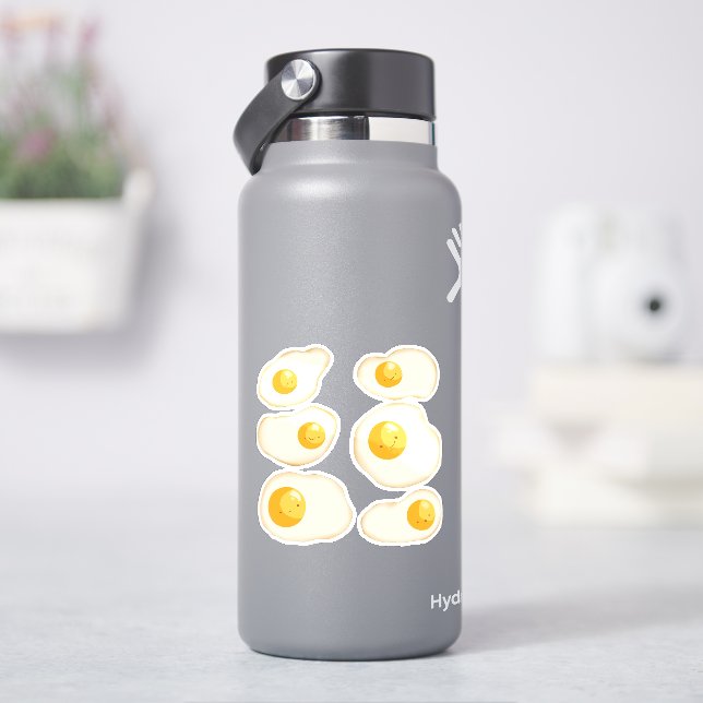 Cute Fried eggs Sticker (HydroFlask)