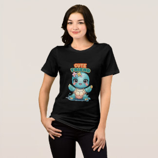 Cute Friend | Sea Turtle Tri-Blend T-Shirt Tri-Blend Shirt