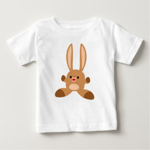 Cute Friendly Cartoon Rabbit Baby T-Shirt