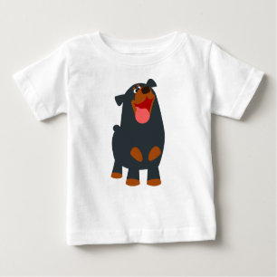 Cute Friendly Cartoon Rottweiler Baby T-Shirt