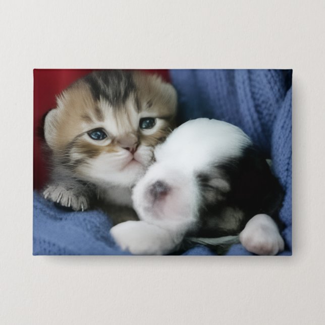 Cute Friends Button (Front)