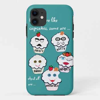 Cute Friends Cupcakes Iphone Covers by In_case at Zazzle
