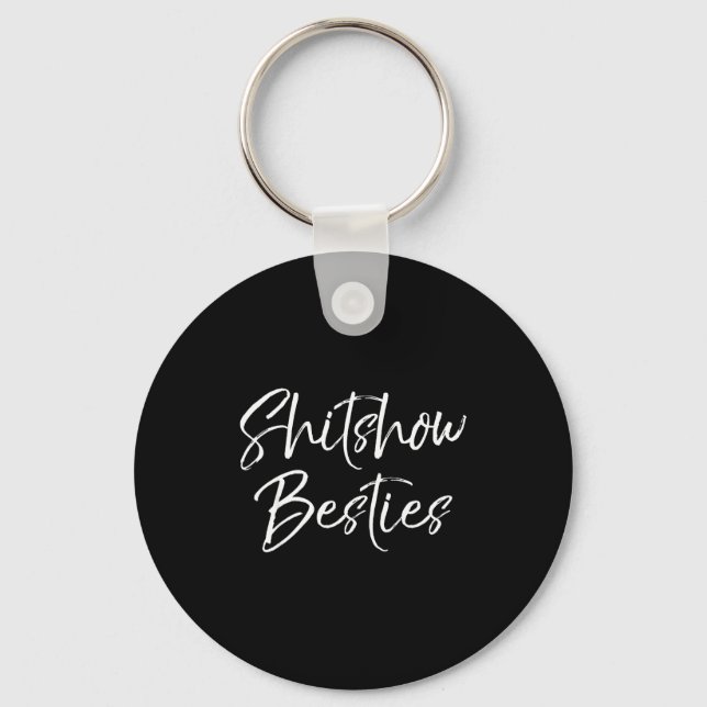 Cute Friends For Women Funny Show Ies  Keychain (Front)
