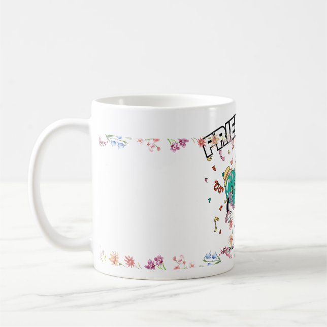 Cute Friendship Balloons Mug (Left)