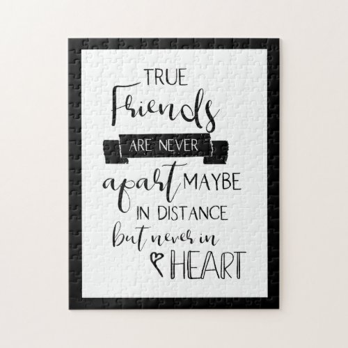 cute friendship quote social distancing heart jigsaw puzzle
