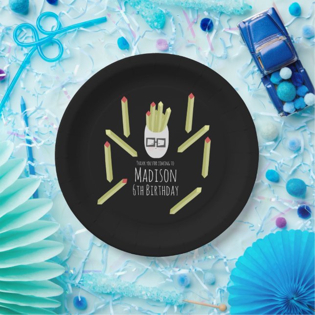 Cute Fries Restaurant Birthday Party   Paper Plates (Party)