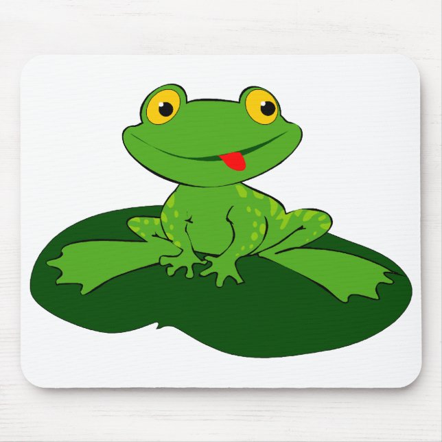 Cute Frog 2 Mouse Pad (Front)