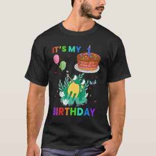 Cute Frog 2nd Birthday   Frogs Animal   Graphic T-Shirt
